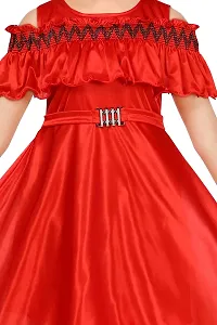 Highlight Fashion Premium Baby Girls Fairy Dress-Pack of 1 (1-2 years, red)-thumb2