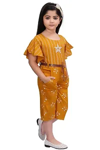 Highlight Fashion Premium baby girls ocean jumpsuits Dress-Pack of 1 (3-4 years, yellow)-thumb1