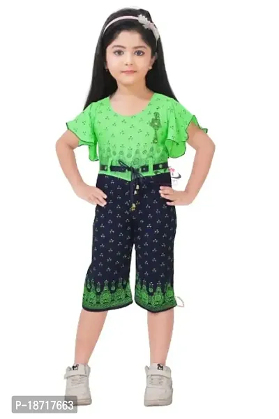 Highlight Fashion Premium Baby Girls jumpsuits-Pack of 1 (1-2 years, green)