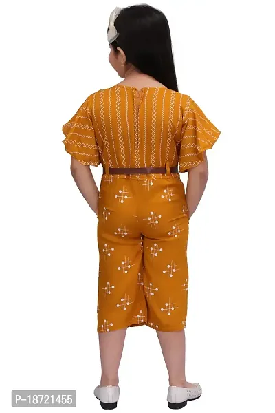 Highlight Fashion Premium baby girls ocean jumpsuits Dress-Pack of 1 (3-4 years, yellow)-thumb4