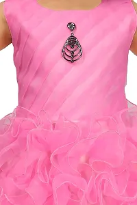 Highlight Fashion Premium Baby Girls Net somia Dress-Pack of 1-thumb2