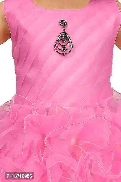 Highlight Fashion Premium Baby Girls Net somia Dress-Pack of 1-thumb3