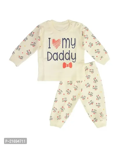 Classic Printed Tops with Pyjamas set for Kids Unisex-thumb0
