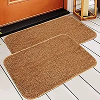 Yamunga Mats with Anti Skid Backing,Colour Beige Set of 2 (40 x 60 cm)-thumb2