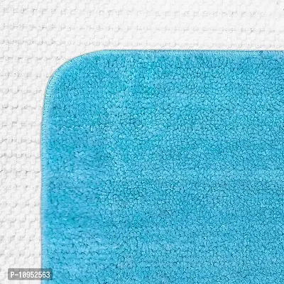 YAMUNGA Mats Runner Anti Skid Backing,Colour Aqua Set of 2 (40 x 60 cm)-thumb3