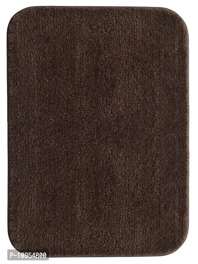 YAMUNGA Polyester Anti Skid Backing Mats (Coffee, 40 x 120/40 x 60 cm) -Set of 2-thumb3