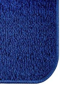 YAMUNGA Microfiber Mats with Anti Skid Backing (Blue, Set of 2, 40 x 60 cm)-thumb1