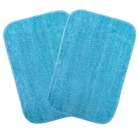 YAMUNGA Mats Runner Anti Skid Backing,Colour Aqua Set of 2 (40 x 60 cm)-thumb1