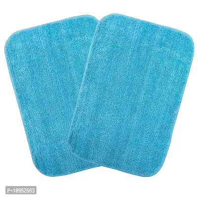 YAMUNGA Mats Runner Anti Skid Backing,Colour Aqua Set of 2 (40 x 60 cm)-thumb2