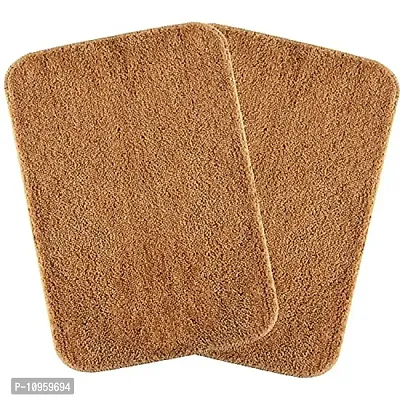 Yamunga Mats with Anti Skid Backing,Colour Beige Set of 2 (40 x 60 cm)-thumb2