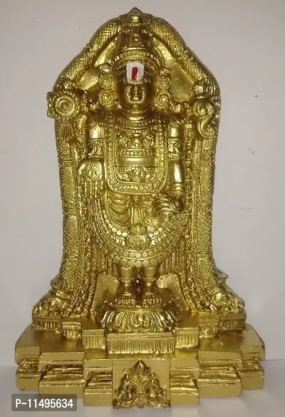 SRI VARI / VENKATESA PERUMAL / Vishnu / VENKATESWARA / Balaji / TIRUPATHI Swamy Idols 14CM Height