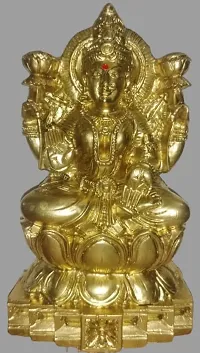 HEENA Mahalakshmi Laxmi Lakshmi / Lakshmi Devi Antique Statue- 13CM Height-thumb1