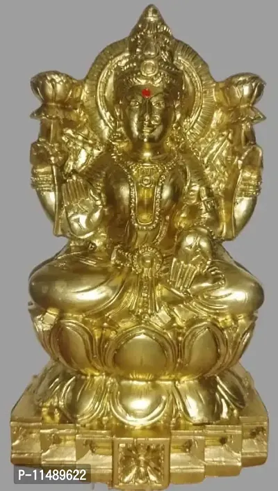 HEENA Mahalakshmi Laxmi Lakshmi / Lakshmi Devi Antique Statue- 13CM Height-thumb2