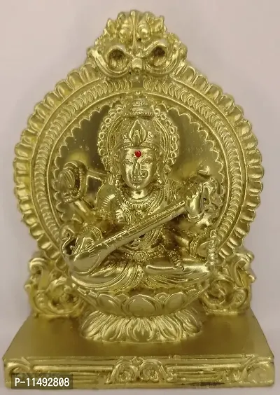 Goddess SARASWATHI Devi / SARADHA / Vidya Devi Idol 11 cm Height