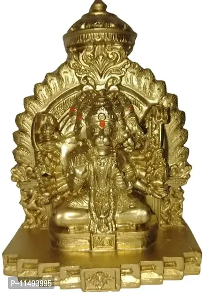 5 FACE Hanuman / PANCHAMUGI Hanuman / ANJANEYA / MARUTHI Idol -13 cm Height