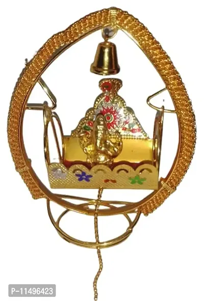 OONJAL Ganesha / Swing Ganesha Idol for Gift 10CM Height