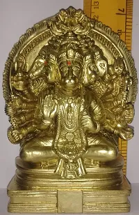 Panchmukhi Hanuman Murti / Bajarangbali Idol for Home and Office Gift Item Decorative Showpiece - 13 cm-thumb1