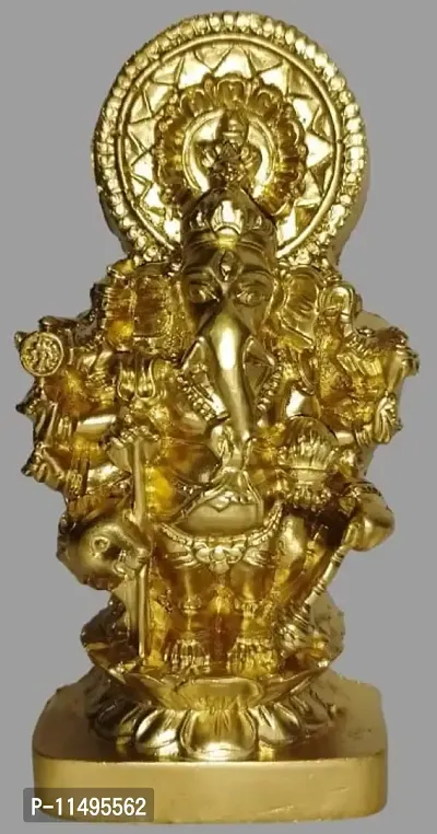 SRI SUBHA Drishti GANAPATHY / DRISTHI Ganesha / Standing Ganesha - 11 cm Height, Polystone