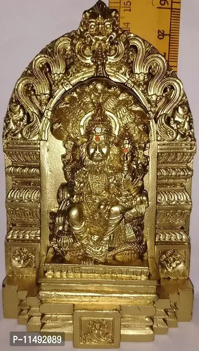 Lord Narasihma & Lakshmi / Lakshmi NARASIMHA SWAY POLYMARBLE Idol 15 cm Height-thumb2