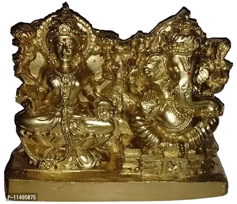 Lakshmi Ganesh / Lord Vinayaka and Lakshmi Idol 8 cm Height