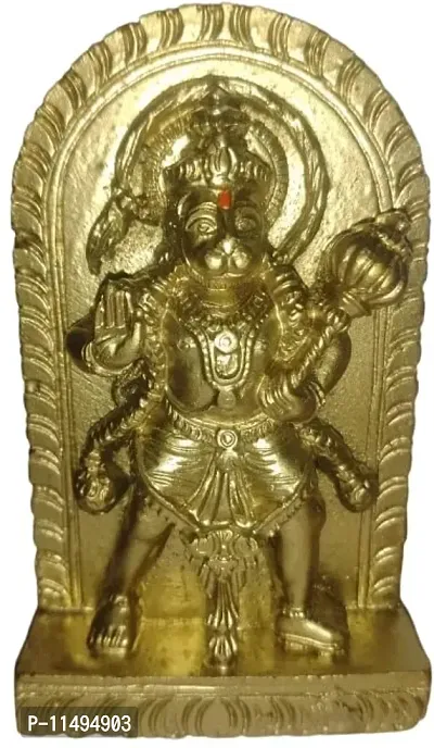 SRI Hanuman / ANJANEYA / MARUTHI / ANUMAN POLYMARBLE Idol 8.5CM Height-thumb0