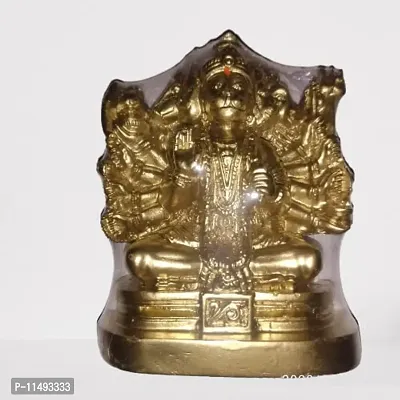 Hanuman 5 / Sri Hanumanji / Panchmukhi Hanuman / 5 FACE Hanuman / Panchamuga Anjaneyar 8.5 cm Height-thumb0