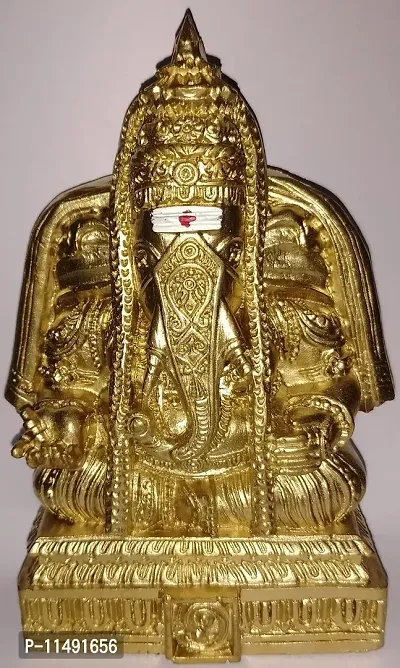 PILLAYARPATTI Ganesha / GANPATHI / VINAYAGAR / Lord Ganesha Big / KARPAGA VINAYAGAR / VALAMPURI VINAYAGA /Large Size Table Ganesh 15CM