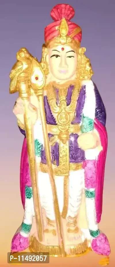 Lord RAJA MURUGAN / Palani RAJA MURUGAN /SUBRAMANIYASWAMY Idols 15 cm Height-thumb2