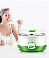 Automatic Yogurt Maker Machine With Stainless Steel Inner Container with temperature control, Electric 15 Watts Electric 900ml Automatic Curd  Home-thumb1