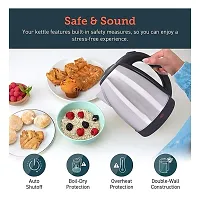 Electric Kettle 2.0 Litre Design For Hot Water, Tea,Coffee,Milk, Rice and Other Multipurpose Cooking Foods Kettle silver colour pack of 1-thumb1