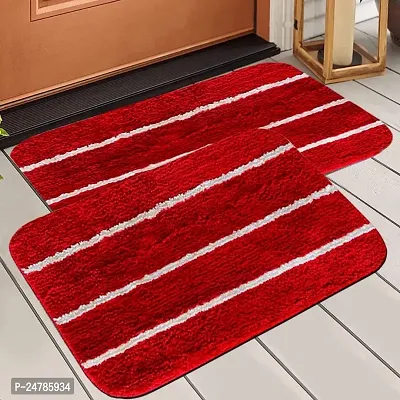 Classic Cotton Striped Door Mats, Pack of 2-thumb0