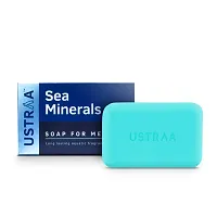Ustraa Deo Soap For Men - With Sea Minerals, 100gm (Pack Of 8) - Cleansing  moisturization with aquatic fragrance - No Sulphate-thumb2