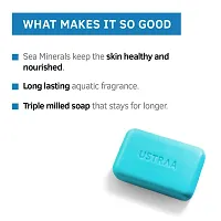 Ustraa Deo Soap For Men - With Sea Minerals, 100gm (Pack Of 8) - Cleansing  moisturization with aquatic fragrance - No Sulphate-thumb3