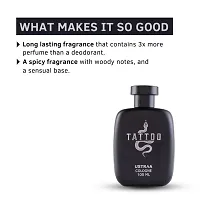 Ustraa Tattoo Cologne - 100 ml - Perfume for Men.-thumb3
