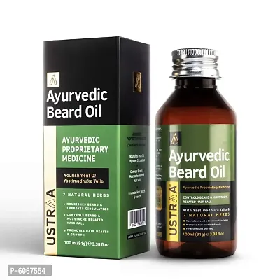 Ustraa Ayurvedic Beard Growth Oil -100ml-thumb0