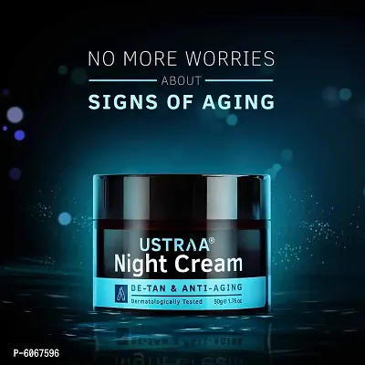 Ustraa Night Cream - De-tan and Anti-aging 50g-thumb2