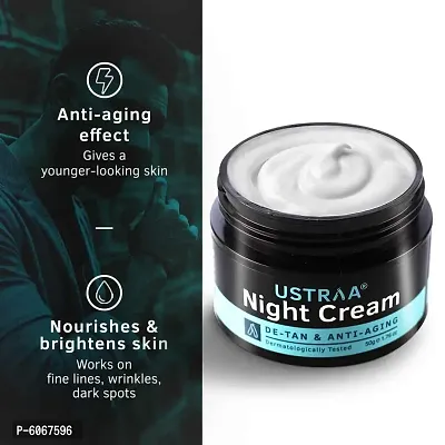 Ustraa Night Cream - De-tan and Anti-aging 50g-thumb3