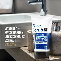 Ustraa Face Scrub -100g - De-Tan Face scrub for men, Exfoliation and tan removal with Bigger Walnut Granules.-thumb4