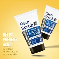 Ustraa Face Scrub -100g - De-Tan Face scrub for men, Exfoliation and tan removal with Bigger Walnut Granules.-thumb3