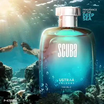 Ustraa Scuba Cologne - 100 ml - Perfume for Men.-thumb4