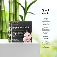 VLCC Activated Bamboo Charcoal Facial Kit Balanced  Glowing Skin - 60 g-thumb2