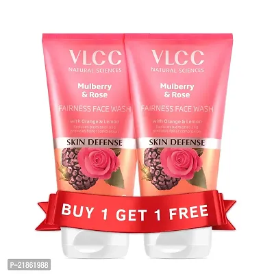 VLCC Mulberry  Rose Face wash - 300 ml - Buy One Get One