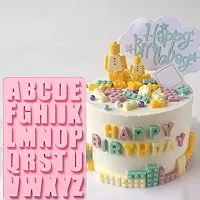 MoldBerry Alphabet Letters Chocolate Mould Baking Silicone Mold Cake Decoration Candy Foundant Molds Baking Accessories Kitchen Baking for Flexible Reusable Mould pack of 2-thumb3