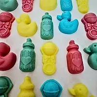 MoldBerry Chocolate Mould Making Silicone Baby Shower Them Feeding Battle Duck Pacifier Foundant Mold for Sugarcraft Candy Making Cake Decoration Topper Soap Mold Flexible Reusable Making Mould pack o-thumb3