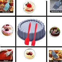 MoldBerry combo Cake Pan with Spatula  Pastry Brush Making Silicone Mould Charlotte Cake molds for Cheese Cake Chocolate Cake Brownie Tart Pie Flan Bread Cake pan Flexible Reusable-thumb3