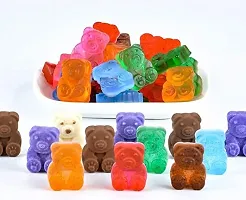 MoldBerry Chocolate Mould Baking Teddy Bears Jelly Mold Candy Cake Decoration Ice Tray Candle Making Homemade Flexible Reusable pack of 1-thumb1