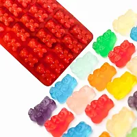 MoldBerry Chocolate Mould Baking Teddy Bears Jelly Mold Candy Cake Decoration Ice Tray Candle Making Homemade Flexible Reusable pack of 1-thumb3