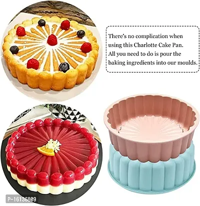 MoldBerry Cake Mould Silicone Cake Pan Charlotte Cake molds for Cheese Cake Chocolate Cake Brownie Tart Pie Flan Bread Baking Pans-thumb3