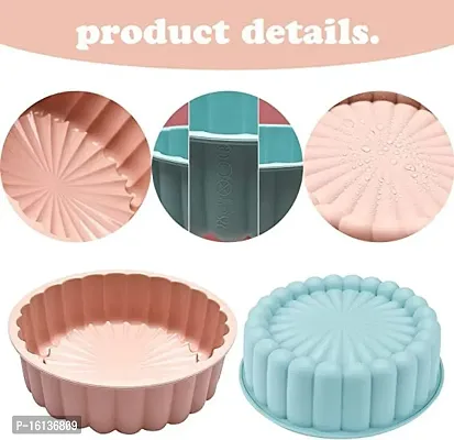 MoldBerry Cake Mould Silicone Cake Pan Charlotte Cake molds for Cheese Cake Chocolate Cake Brownie Tart Pie Flan Bread Baking Pans-thumb4