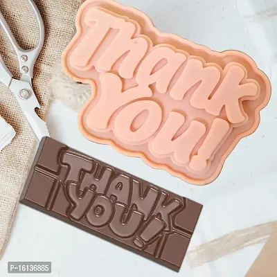MoldBerry Thank You Mold Chocolate Letters Silicone Mold pack of 1-thumb0